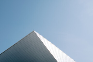 part of modern office building in the sky