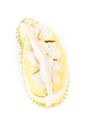 Durian fruit isolated on white background