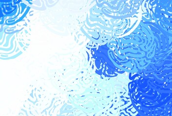 Fototapeta na wymiar Light BLUE vector background with abstract shapes.