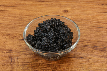 Luxury strugeon fish black caviar