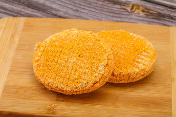 Raw chicken cutlet for roast