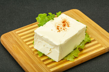 Greek traditional soft feta cheese