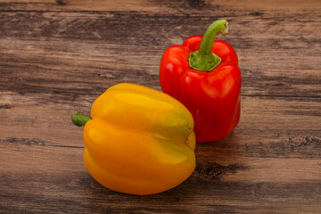 Ripe sweet Bulgarian bell pepper