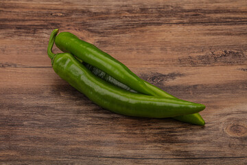 Ripe tasty spicy green pepper