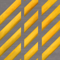 Yellow lines gray background popular color art illustration wallpaper street sign simple design.