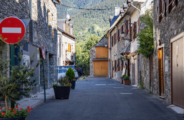 Fototapeta na wymiar Viella Vall d'Aran