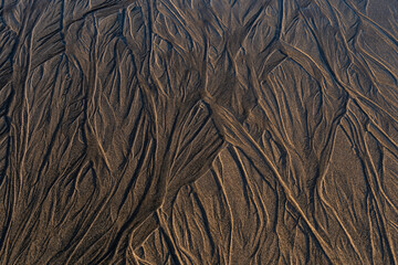 Icelandic black sand beach	
