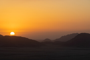 Naklejka na ściany i meble Sunset in the Utah Desert