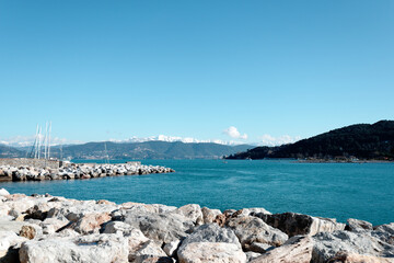 coastline beetween portovenere and riomaggiore