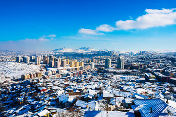 Ankara city view from Ankara Castle