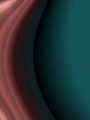 abstract background with pink and teal waves