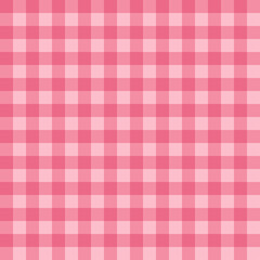 Vector seamless checker pattern in pink colors. Rustic texture