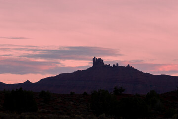 Obraz premium Beautiful Utah Desert Sunset