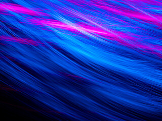 Colorful light trails with motion blur effect. defocused	