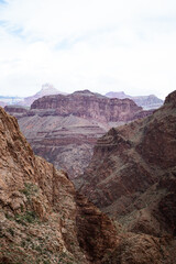 The Bright Angel Trail at the Grand Canyon Arizona
