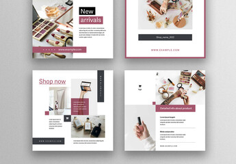 Clean Social Media Layouts for Online Vendors