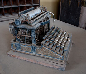 Vintage Typewriter, Ghost Town of Bodie