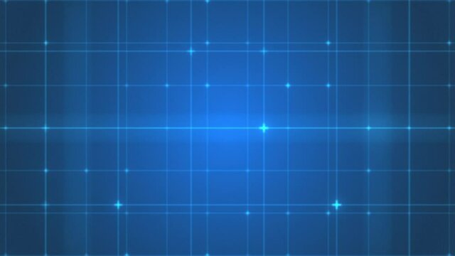 Abstract Computer Technology Background Loop/ 4k animation of an abstract digital technology background with grid and lines zooming in seamless looping