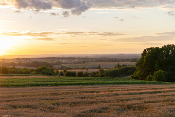Fototapeta premium Sunrise in rural