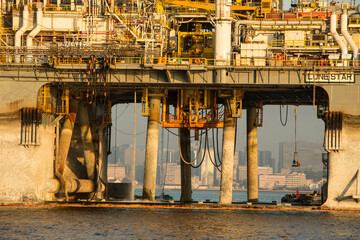 
Offshore oil platform in Rio de Janeiro, Brazil.