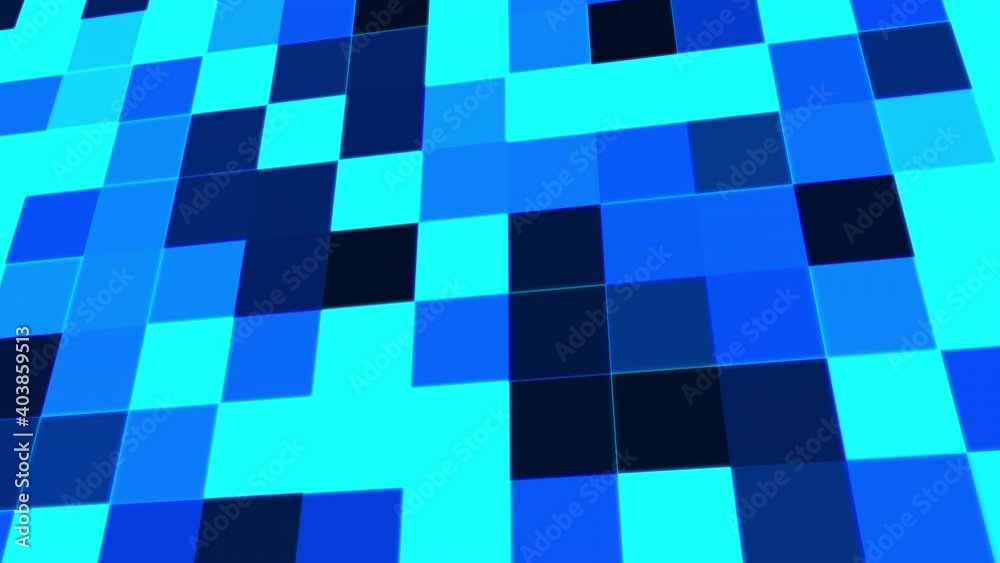 Poster abstract surface from color mosaic. 3d rendering of square blocks. computer generated technology bac