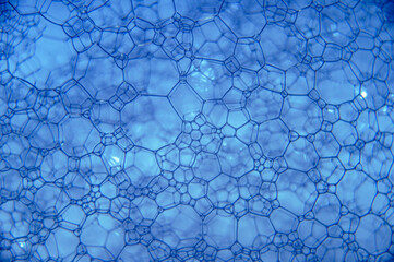 bubble foam cool tone background