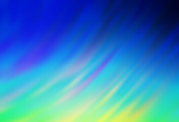 Light Blue, Green vector blurred pattern.