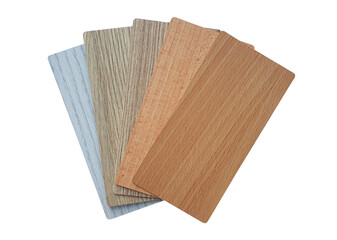 wooden laminated or veneer chart showing different types of wood, different colors and textures containing oak ,ash and douglas fir textures. interior wooden laminate swatch.