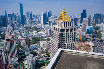 bangkok rooftop copyspace