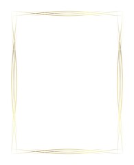 Vector, Gold Simple Border