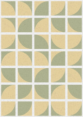 Abstract Geometric Pattern generative computational art illustration