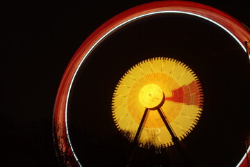 Ferris wheel at night 