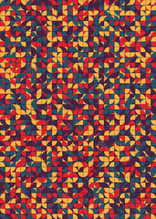 Abstract Geometric Pattern generative computational art illustration