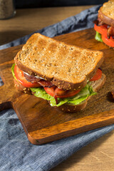 Homemade Bacon BLT Sandwich