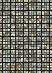 Fototapeta premium Abstract Geometric Pattern generative computational art illustration