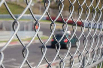 Fototapeta premium Zaun an der Nordschleife 