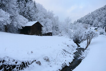 Winterlandschaft in den Wiener Alpen