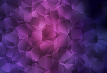 Obraz premium Dark Purple, Pink vector texture with abstract forms.