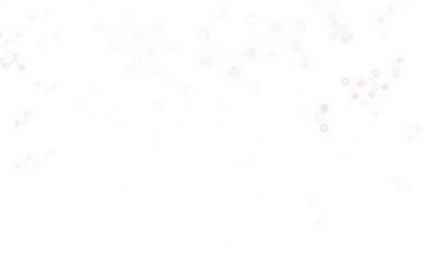 Light Pink, Yellow vector template with circles.