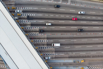 Heavy traffic in Rio de Janeiro, Brazil