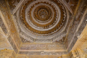 Jain temple in Jaisalmer: overwhelming masonry