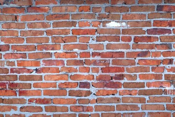 Obraz premium wall, brick wall, brick, red brick wall