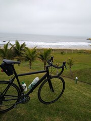 Fototapeta premium bike and Sea