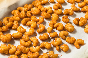 Homemade Deep Fried Popcorn Shrimp