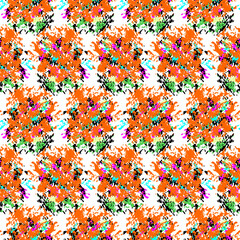 background flower with confetti