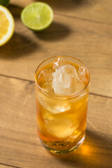 Refreshing Cold Ginger Beer Drink
