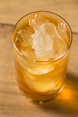 Refreshing Cold Ginger Beer Drink