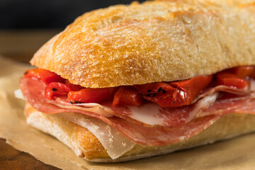 Homemade Spanish Ham Bocadillo Sandwich