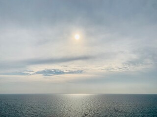 Fototapeta premium clouds over the sea