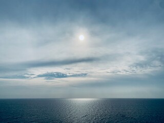 Fototapeta premium sky and clouds over the sea